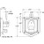 Buyers Products L8816R Custom-fit replacement latch for the Buyers Products Poly Underbody Toolbox Series