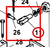 Challenger CH-45 Adjustable Clevis - diagram close-up