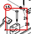 Challenger CH-45 Screw, 5/16"-18 x 2-1/2" Hex HD Cap - diagram close-up