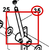 Challenger CH-45 Control Handle Weldment - diagram close-up