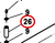 Century Series 10 Gen 1 Pin, Crossbeam Pivot - diagram close-up