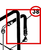 Century Series 10 Gen 1 Hose Assembly, 18" - diagram close-up