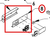 Century Series 10 Gen 1 Tail Light Bezel - Horizontal S.s. (LH) - diagram close-up