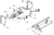 Chevron Series 10 Gen II 22 in. Outboard Tilt Saddle - Left - diagram