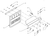 Chevron Series 10 Gen II Mudflap Mounting Bracket (RH) - diagram