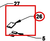 Chevron Renegade 408V&T Boom Shim Pad - diagram close-up