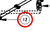 Century 1150 Hose Hydraulic, 25" - diagram close-up