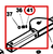 Vulcan V-30 Spacer, Crossbar Die Spring - diagram close-up