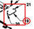 S/B CYL REAR FLUID TUBE-LCG 20 - diagram close-up