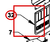 MUDFLAP - CHEVRON - 24 x 30 - diagram close-up