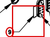 REFLECTOR 4.375"X 1.5" RED - diagram close-up