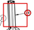 INNER SPADE WELD'T LH - diagram close-up
