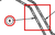 TUBE, HYD 1/2 X 17 13/16 RH ST - diagram close-up