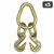 Two Grab Hooks on Pear Link (5-Pack)