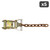 2" Wide Handle Ratchet w/Chain (5-Pack) - 38-100-R