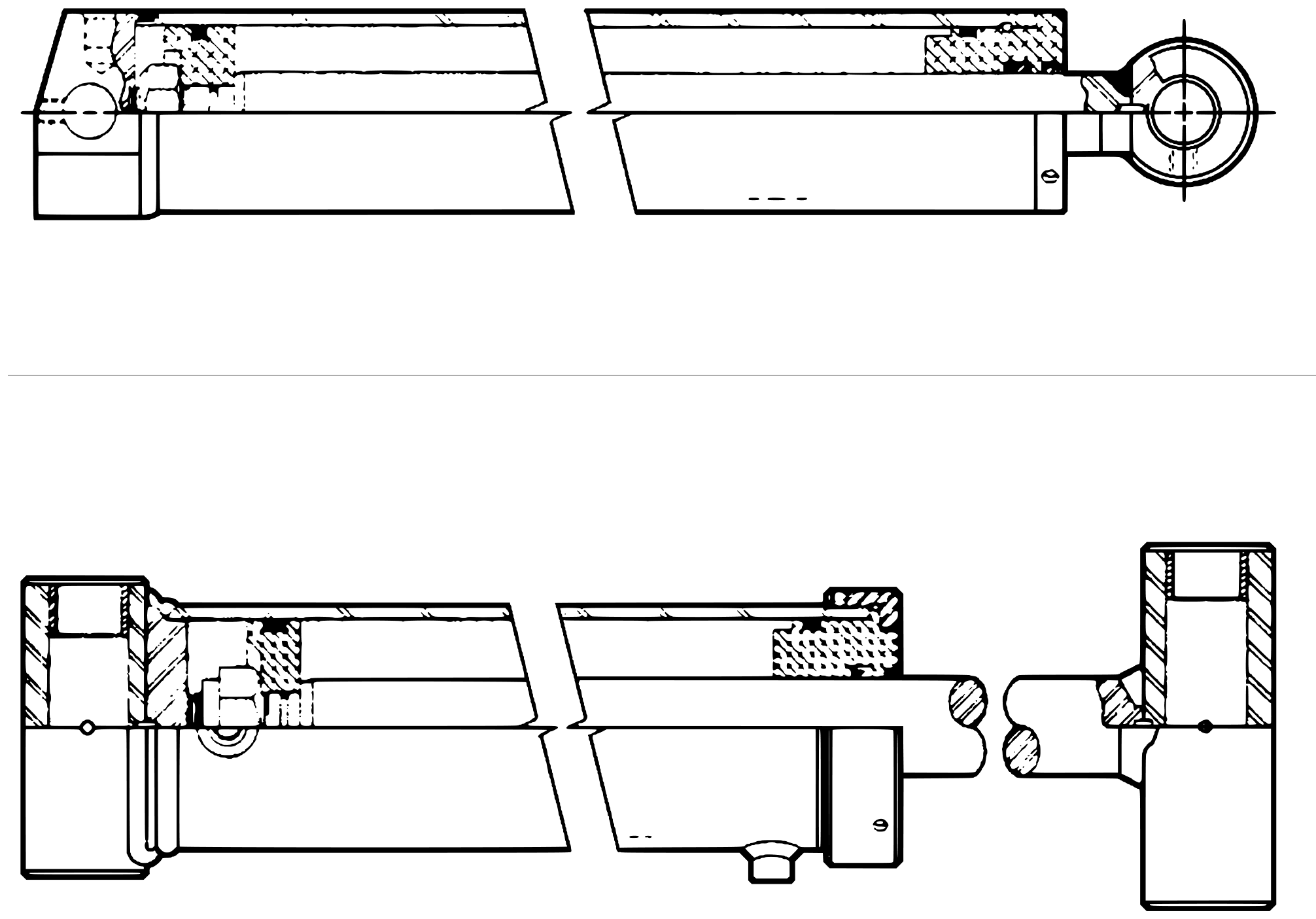 Century Series 10 Gen 1 (2001) Hydraulic Cylinders - Wheel Lift Extend & Wheel Lift diagram