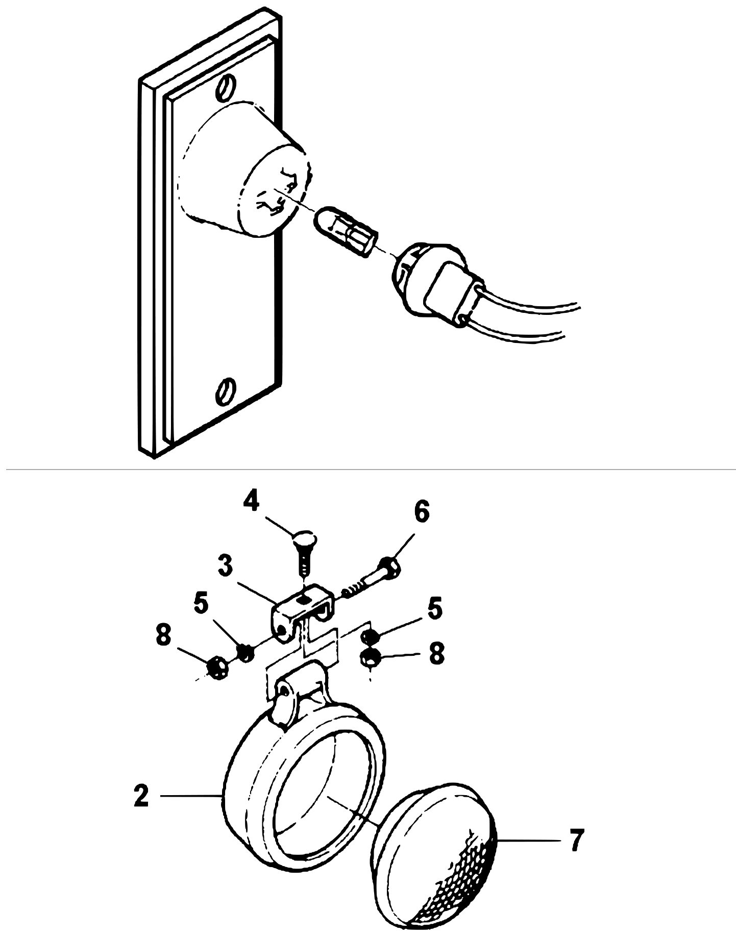 Century Series 10 Gen 1 (2001) Light Kit (3 of 4) diagram