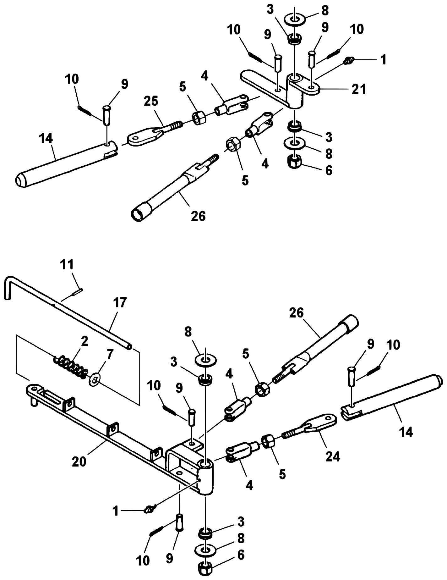 Century Series 10 Gen 1 (2005) Right Approach Lock Mechanism diagram