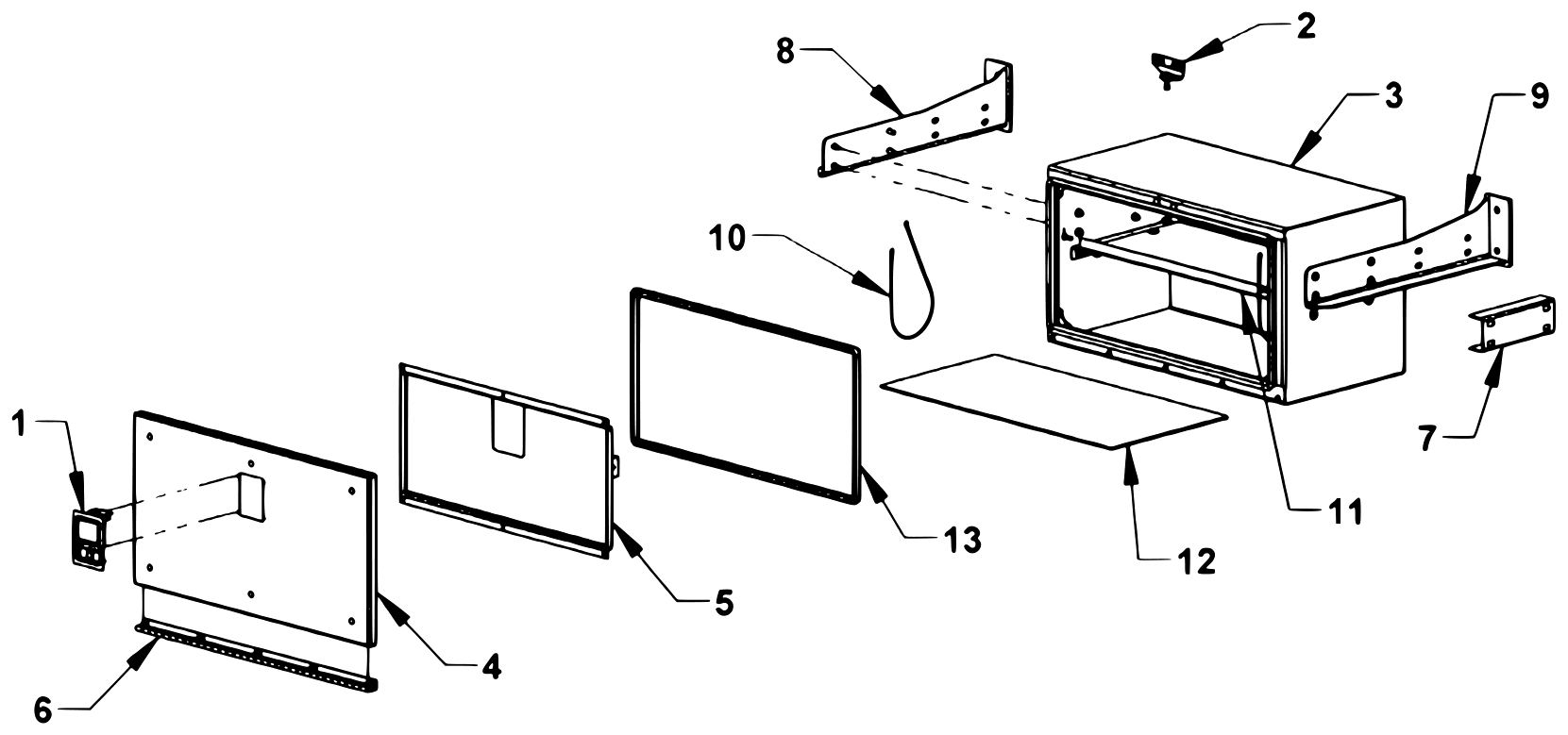 Century Series 12 Gen II 33" Aluminum Toolbox - 377000 diagram