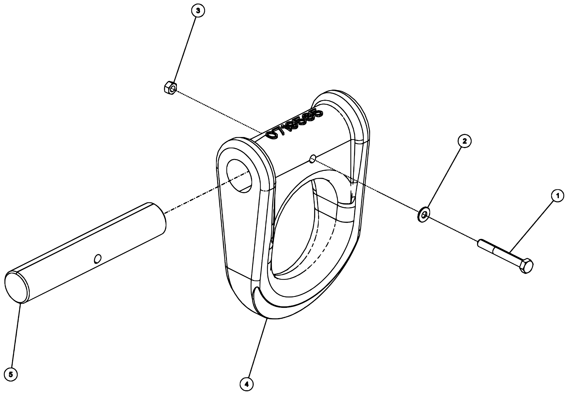 Century 4024 / T2 Kit - D-Ring Parts (0911957) diagram