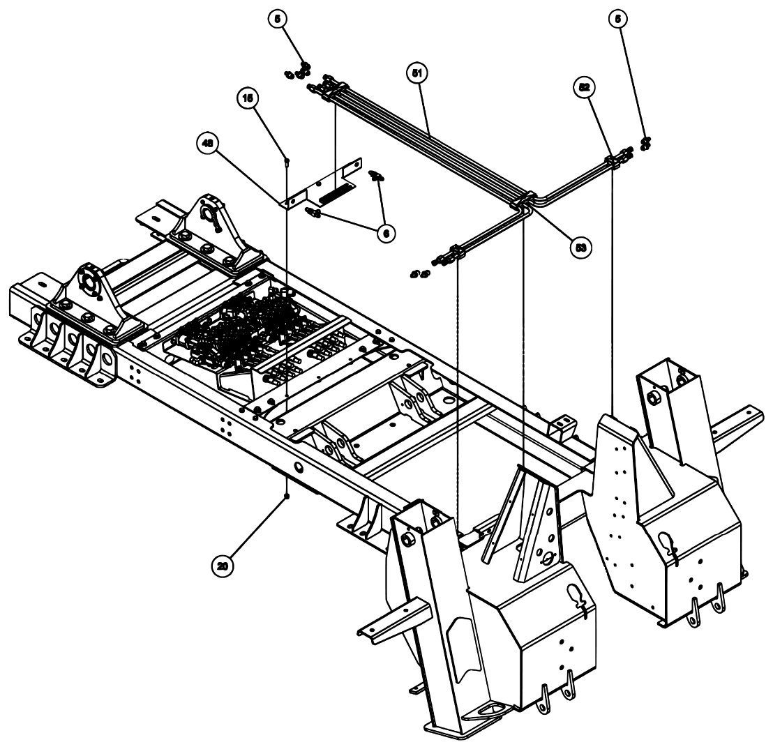 Vulcan V-30 Gen 2 (2022) 0911729, 3212/V30 Long Tower Subframe Assembly – View 1 of 10 diagram (view 3 of 10)