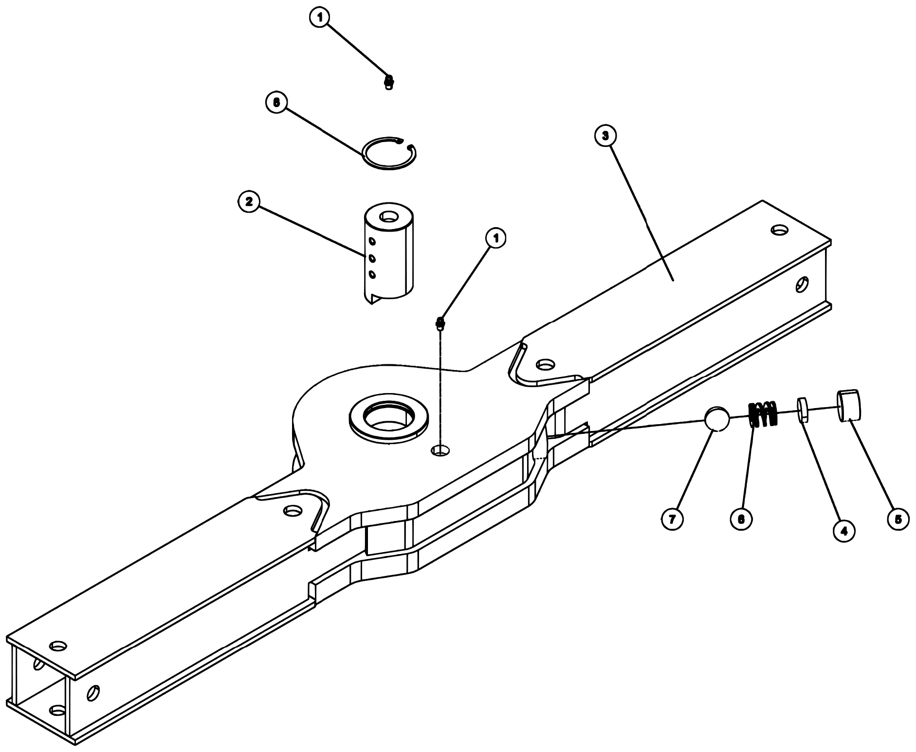 Vulcan V-30 Gen 2 (2022) 0911829, 3212/V30 GEN2 Crossbar Assembly diagram