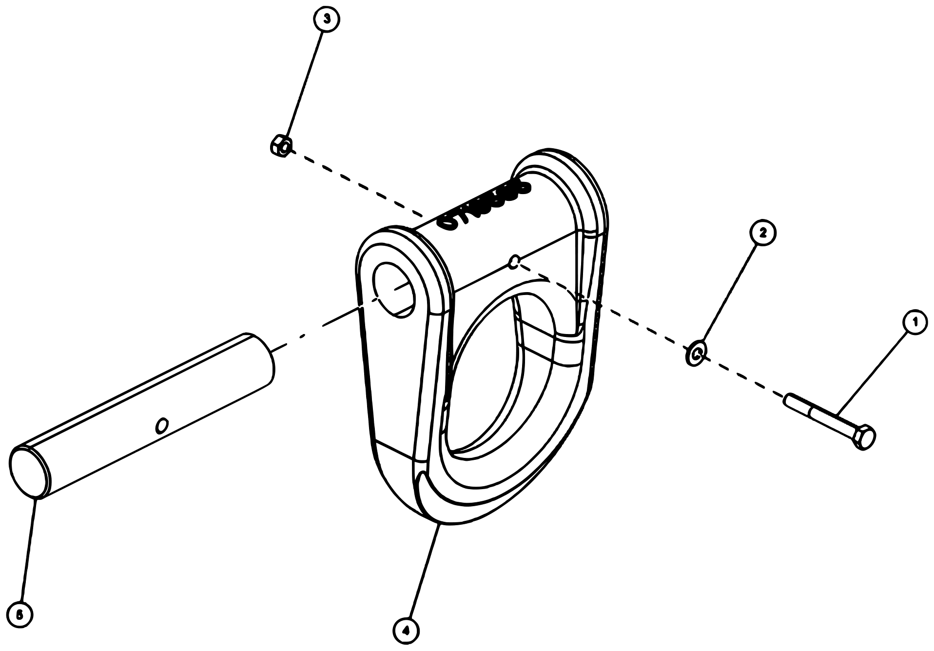 Century 5130 & 5230 (2025 manual) Kit - D-Ring Parts (0911957) diagram