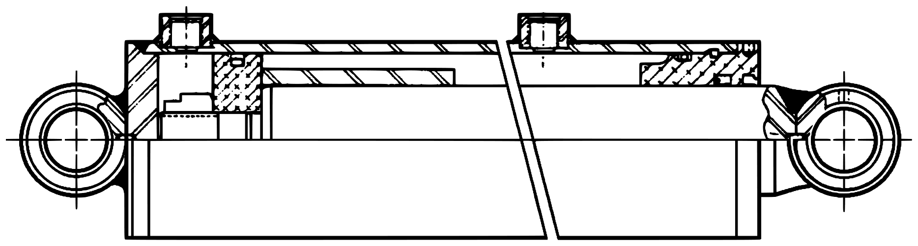 Century 5030T / T3 (1999 manual) Hydraulic Cylinders - Rear Spade diagram