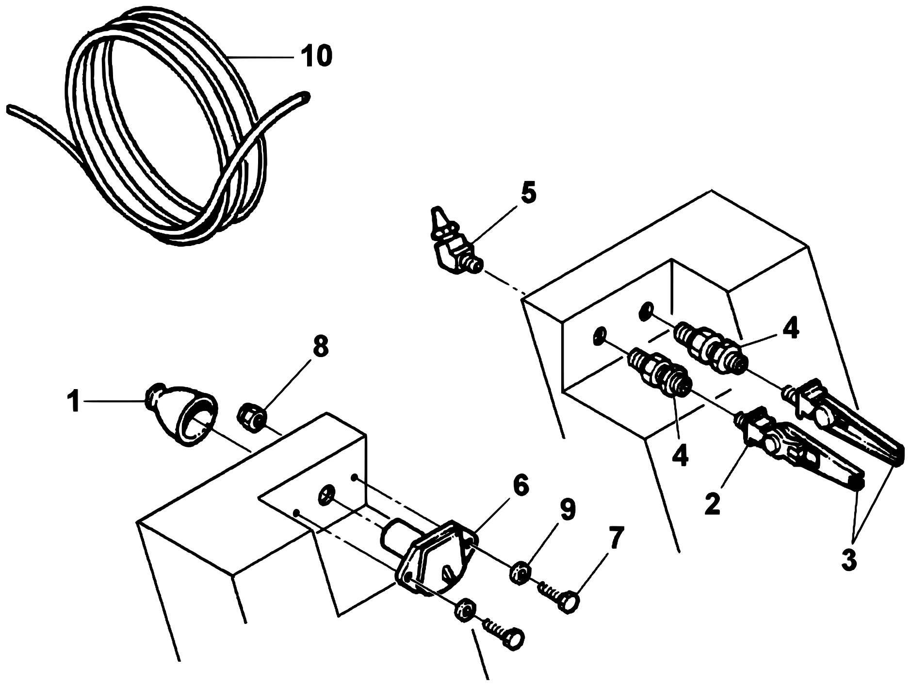 Century 5030T / T3 (1999 manual) Glad Hand Kit diagram