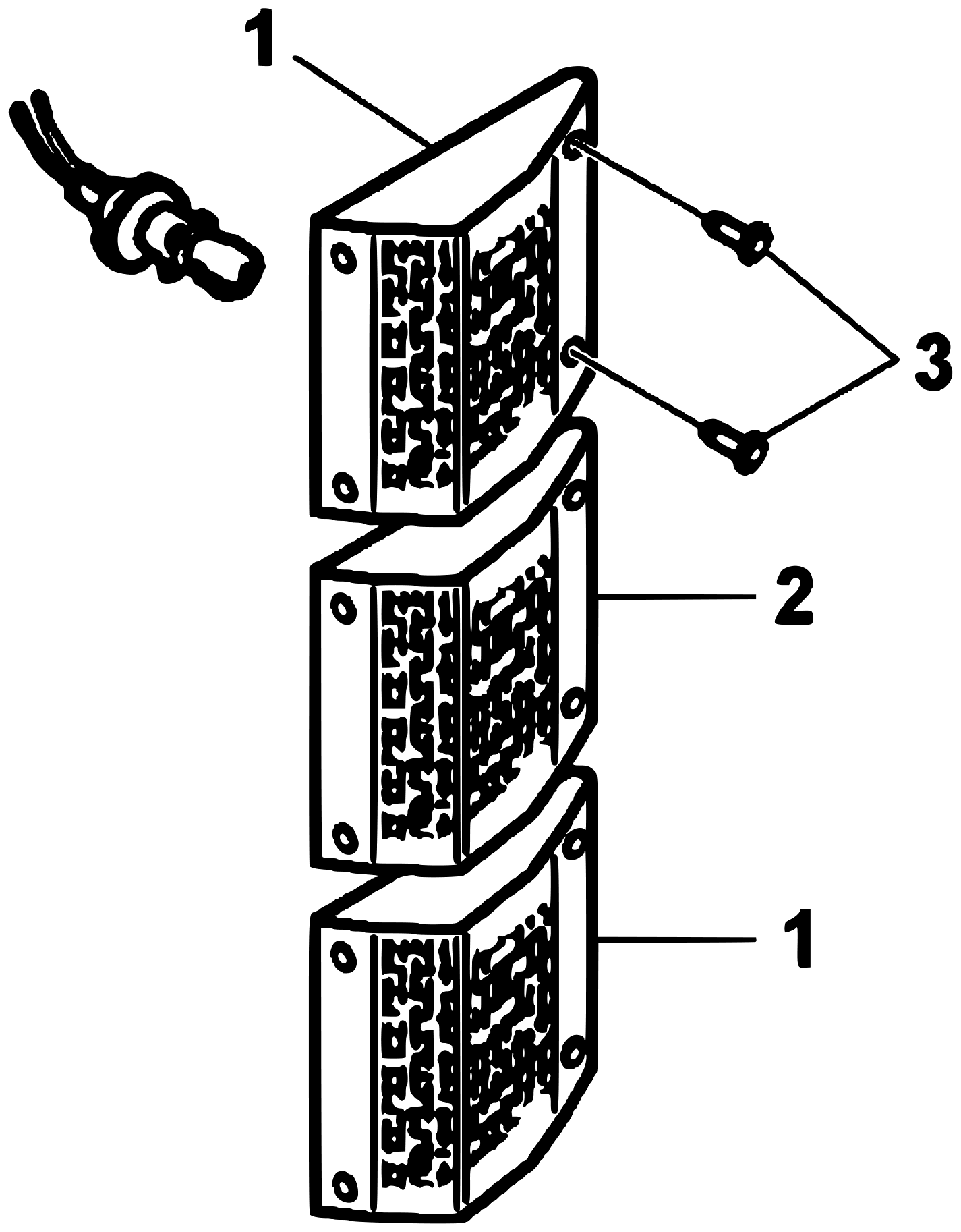 Century 5030T / T3 (1999 manual) Light Kit - Stop & Turn and Back-Up Lights diagram