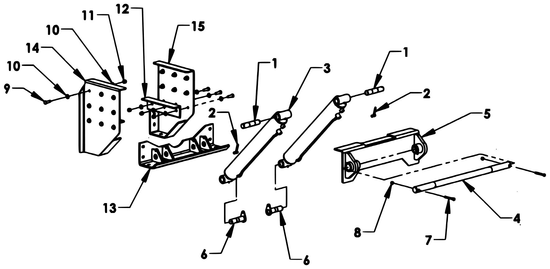 Chevron Series 20 LCG Gen 2 (2025 manual) 20 LCG 24" Outboard Saddle and Hinge Angle diagram