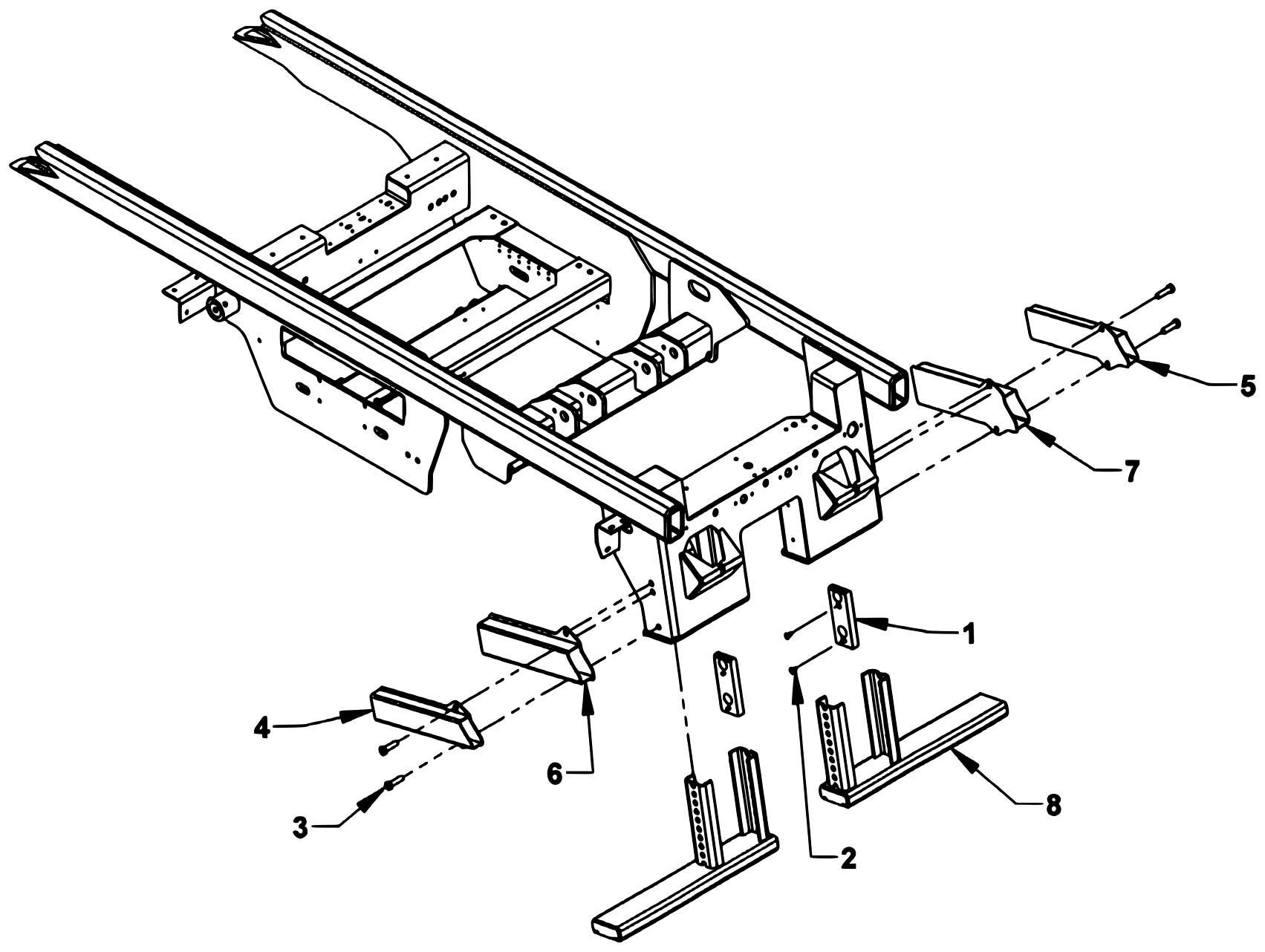 Chevron Series 20 LCG Gen 2 (2025 manual) Stabilizer Components diagram