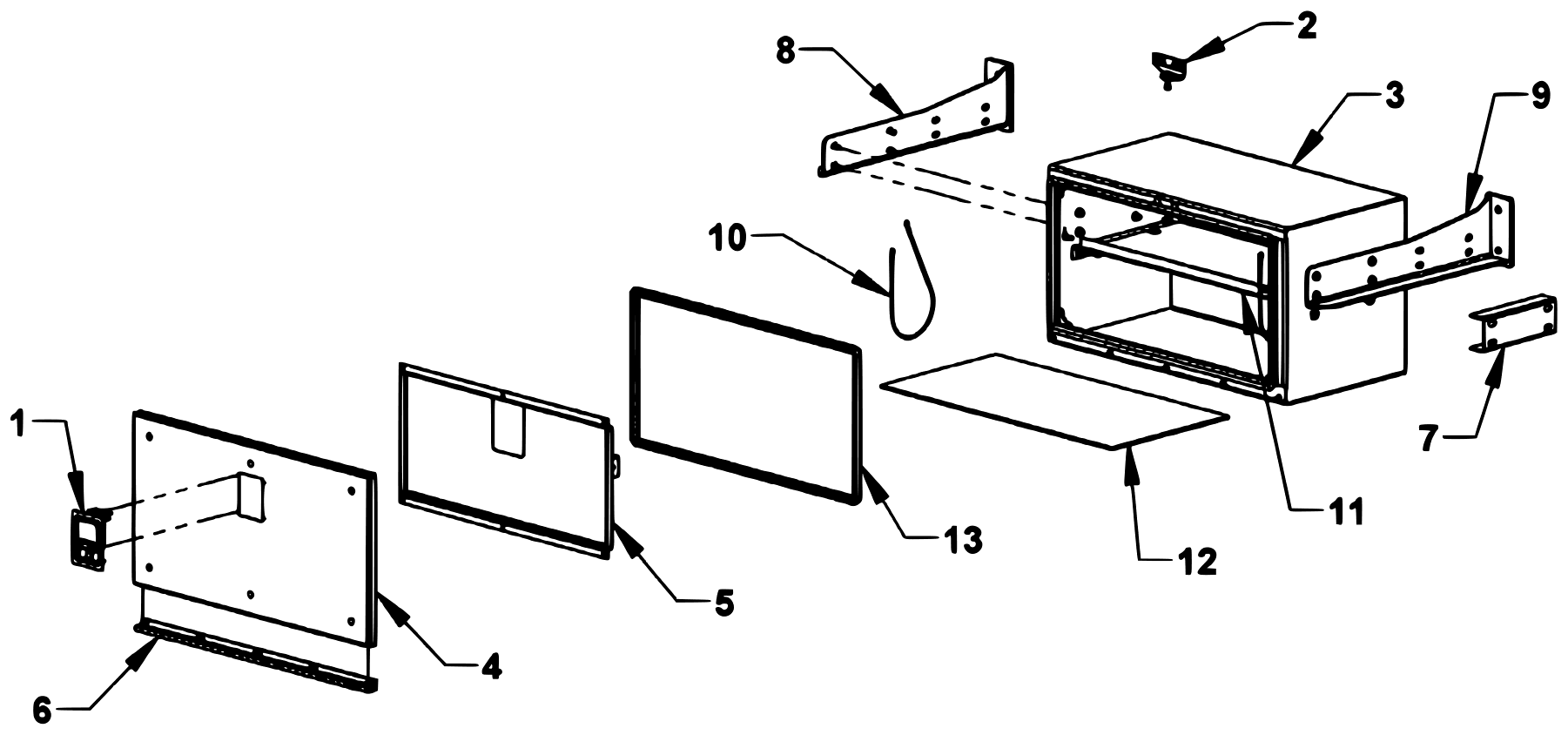 Chevron Series 20 LCG Gen 2 (2025 manual) 33" Aluminum Toolbox - 377000 diagram