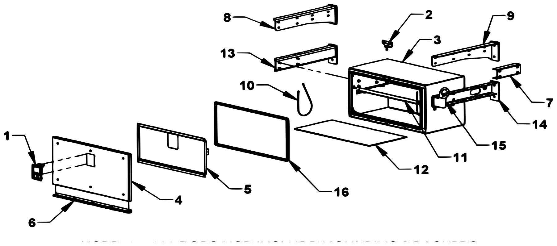 Vulcan Series 10 Gen 2 (2025 manual) 33" Aluminum Series 10 Toolbox - 377000 - Toolbox - Fuel Fill Mounting Brackets diagram