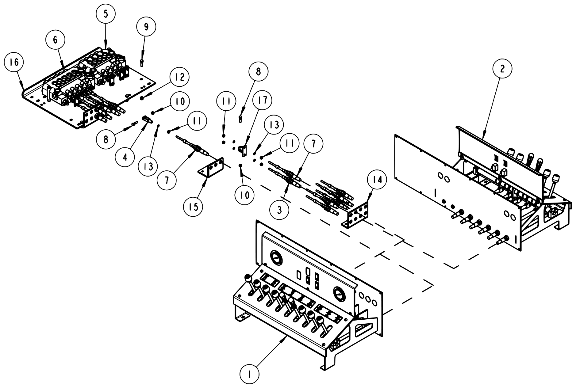 Century 7035 2-Speed (2011 manual) Control Assembly diagram