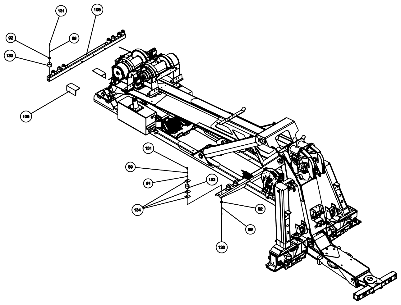 Century 9055XL / XP850 (2021 manual) 09011768, Basic Unit Assembly, 9055XL XP850 diagram (view 6 of 19)
