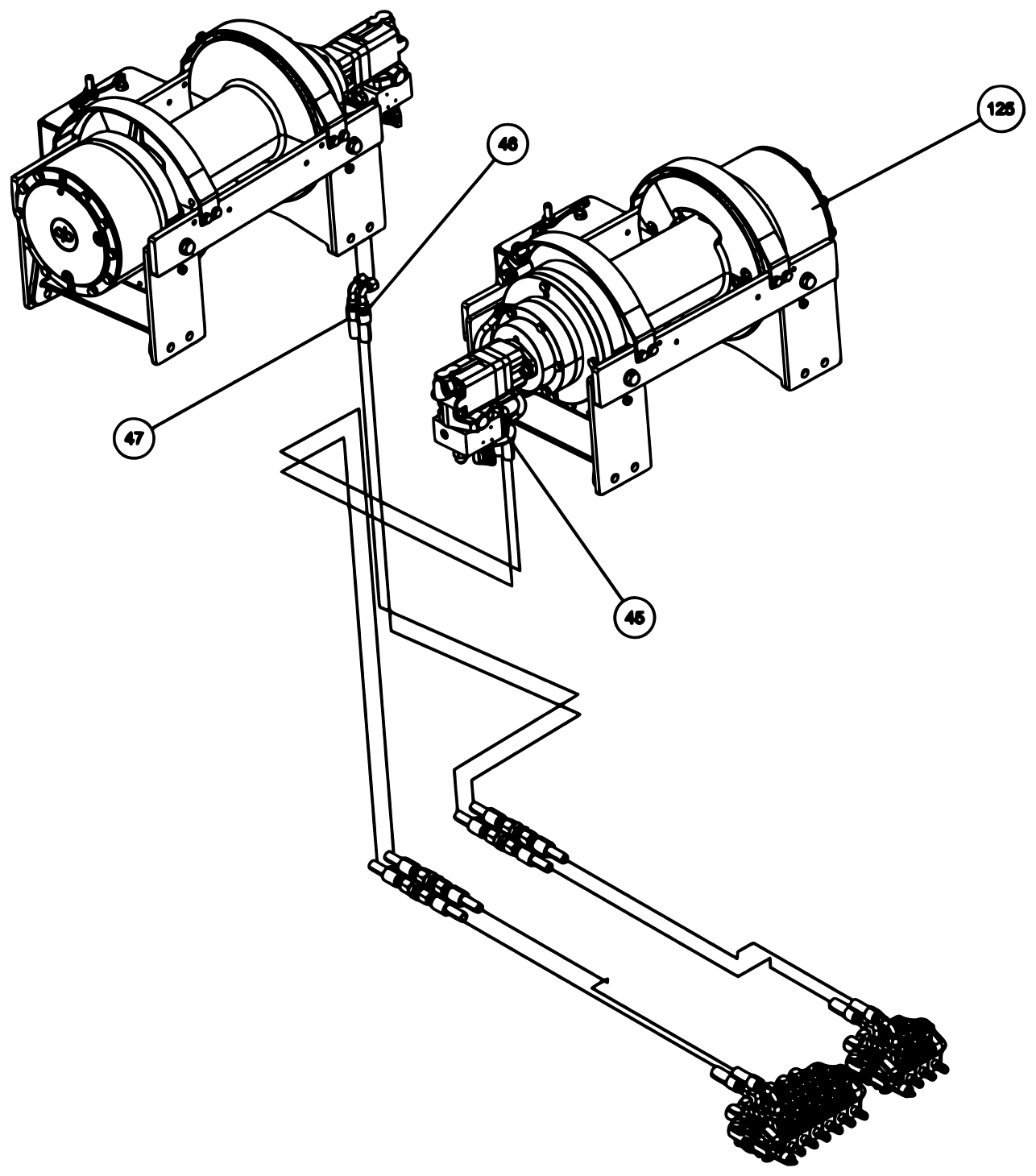 Century 9055XL / XP850 (2021 manual) 09011768, Basic Unit Assembly, 9055XL XP850 diagram (view 14 of 19)
