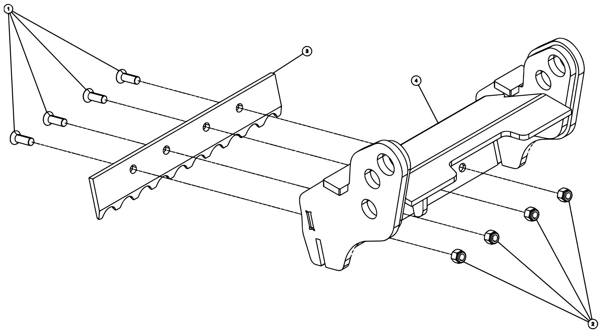 Century 9055XL / XP850 (2021 manual) 0911167, Spade Assembly diagram