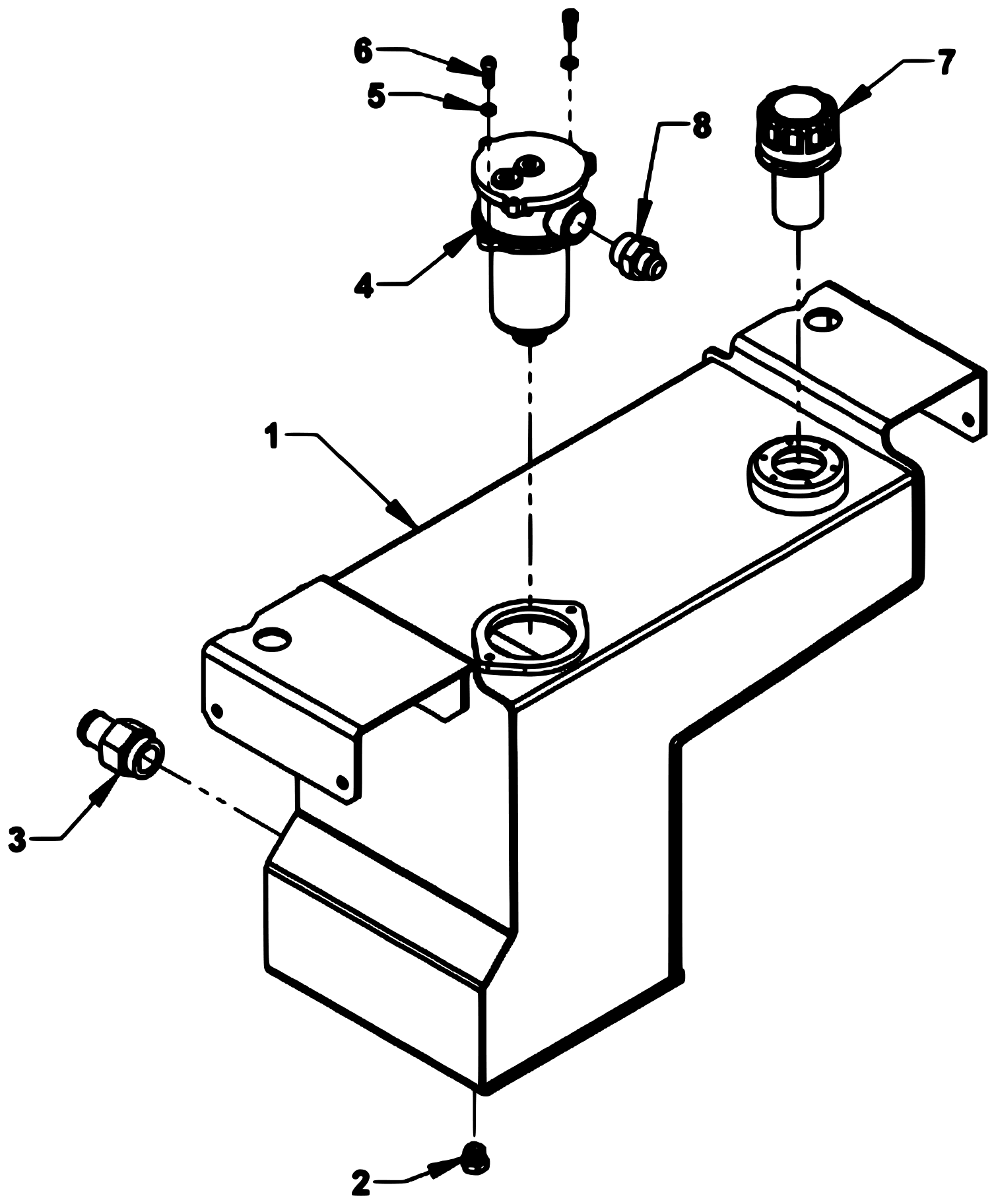 Vulcan Series 10 Gen 2 (2022 manual) 12 Gal. Oil Reservoir Group - 09018450 - 2021 Ford F600 diagram
