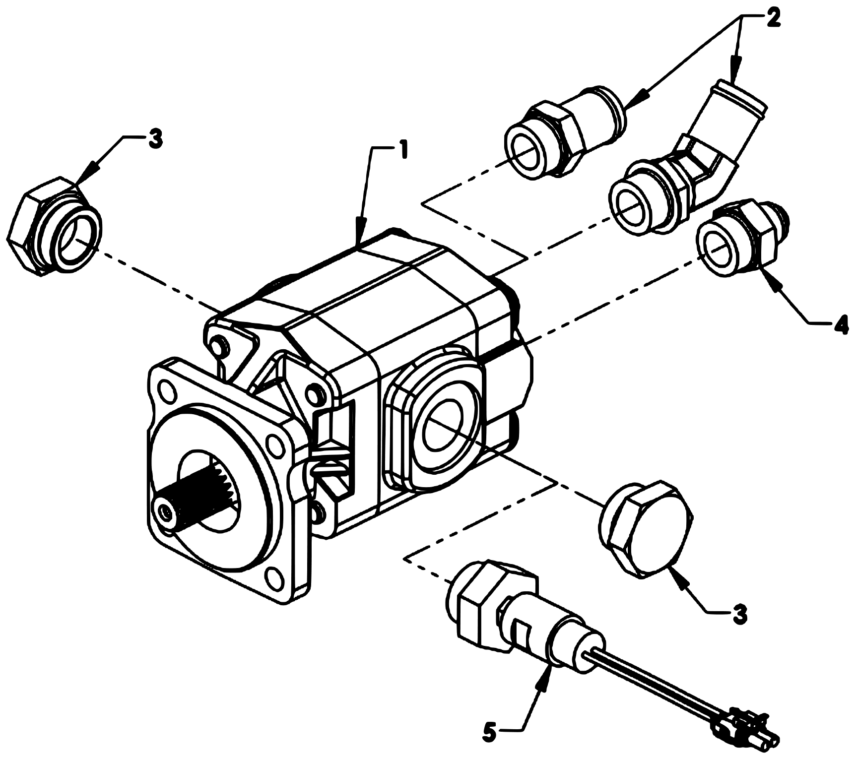 Vulcan Series 10 Gen 2 (2022 manual) Direct Mount Pump - 18 GPM diagram