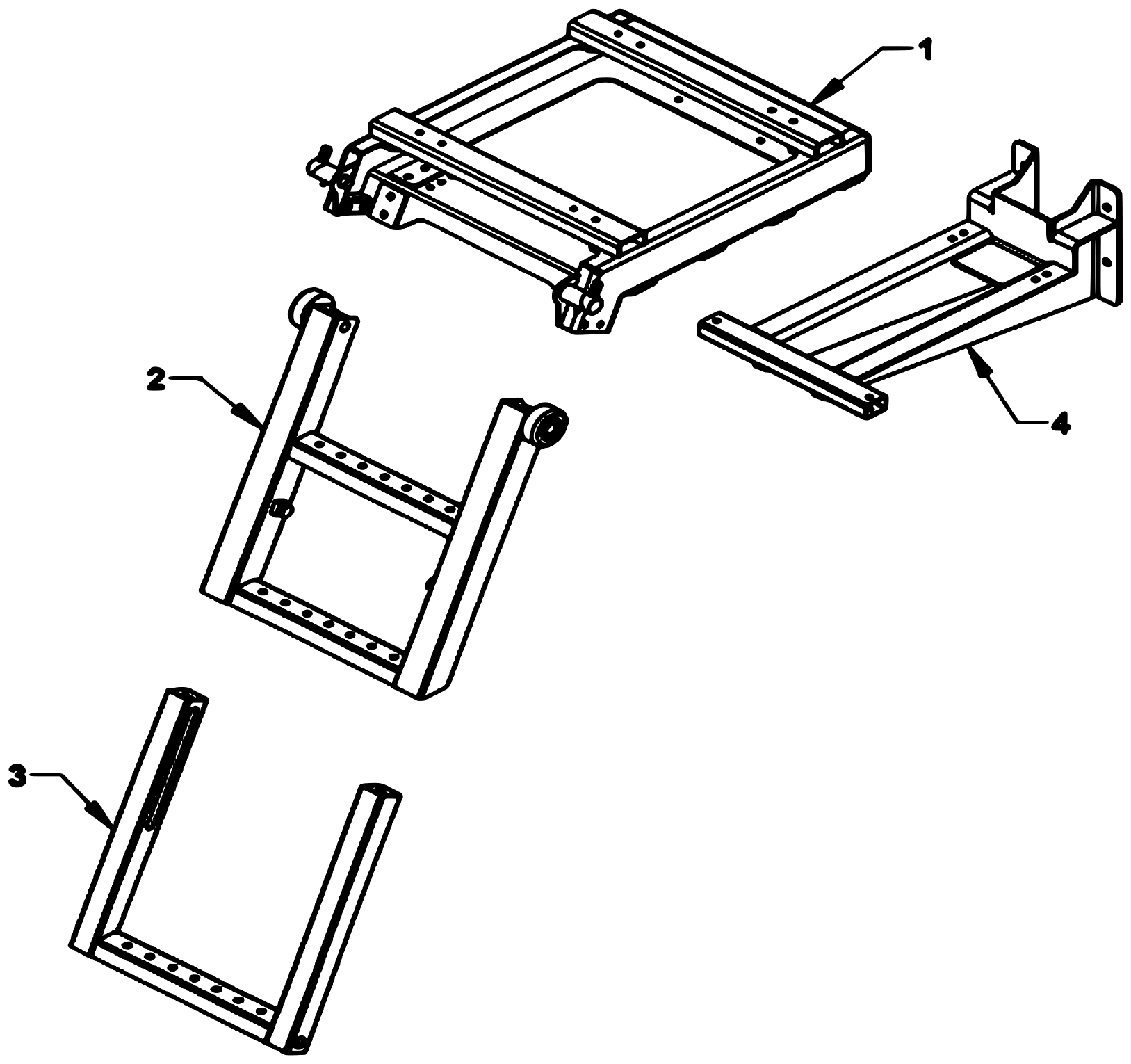 Vulcan Series 10 Gen 2 (2022 manual) LCG Retractable Ladder diagram