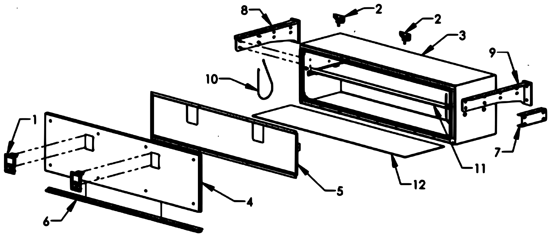 Vulcan Series 10 Gen 2 (2022 manual) 65" Aluminum Toolbox - 379000 diagram