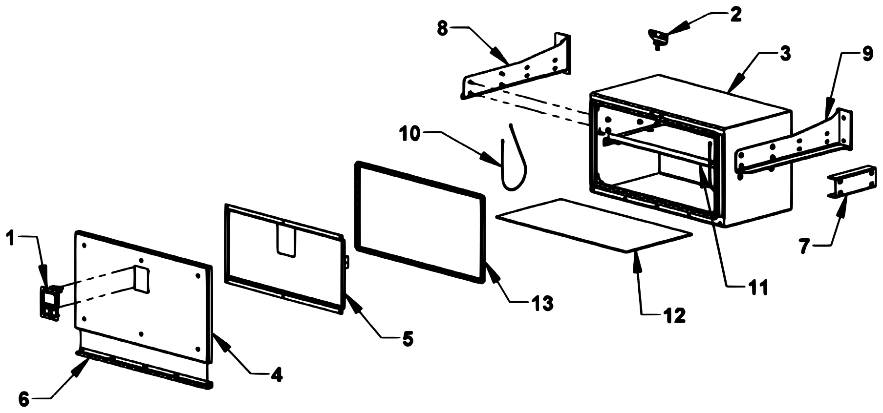 Chevron Series 16 LCG Gen 2 (2025 manual) 33" Aluminum Toolbox - 377000 diagram