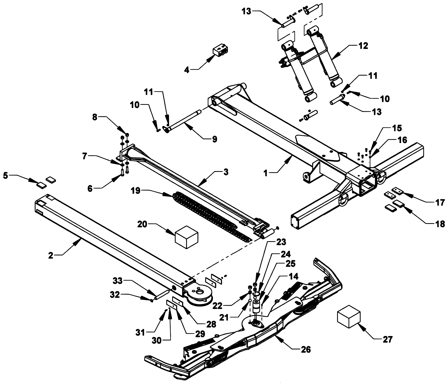 Vulcan Series 16 LCG Gen 2 (2025 manual) Autogrip Dock Stabilizer Wheel Lift diagram
