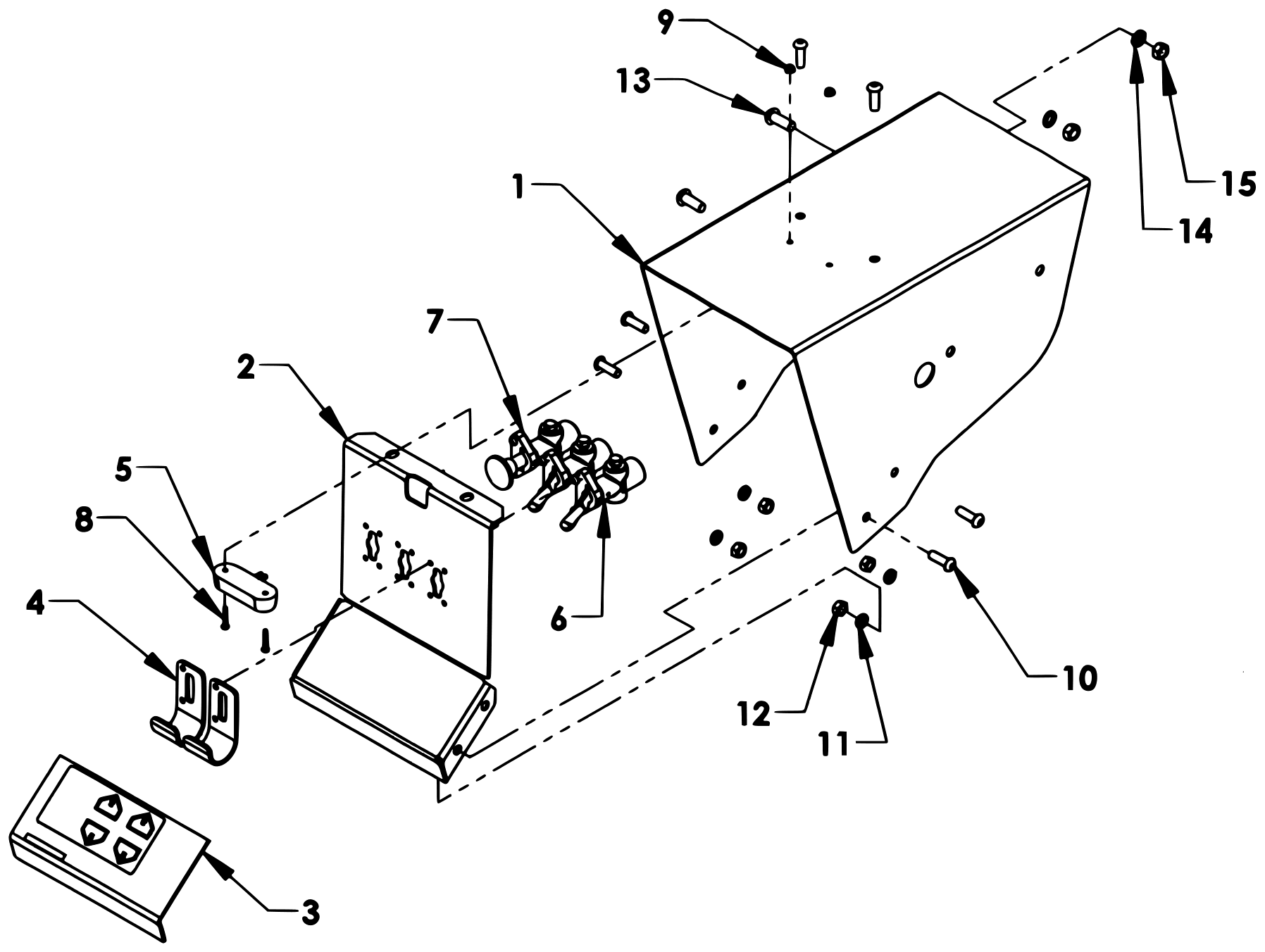 Vulcan Series 16 LCG Gen 2 (2025 manual) 3 Air Valve Control Station - Dual Deck diagram
