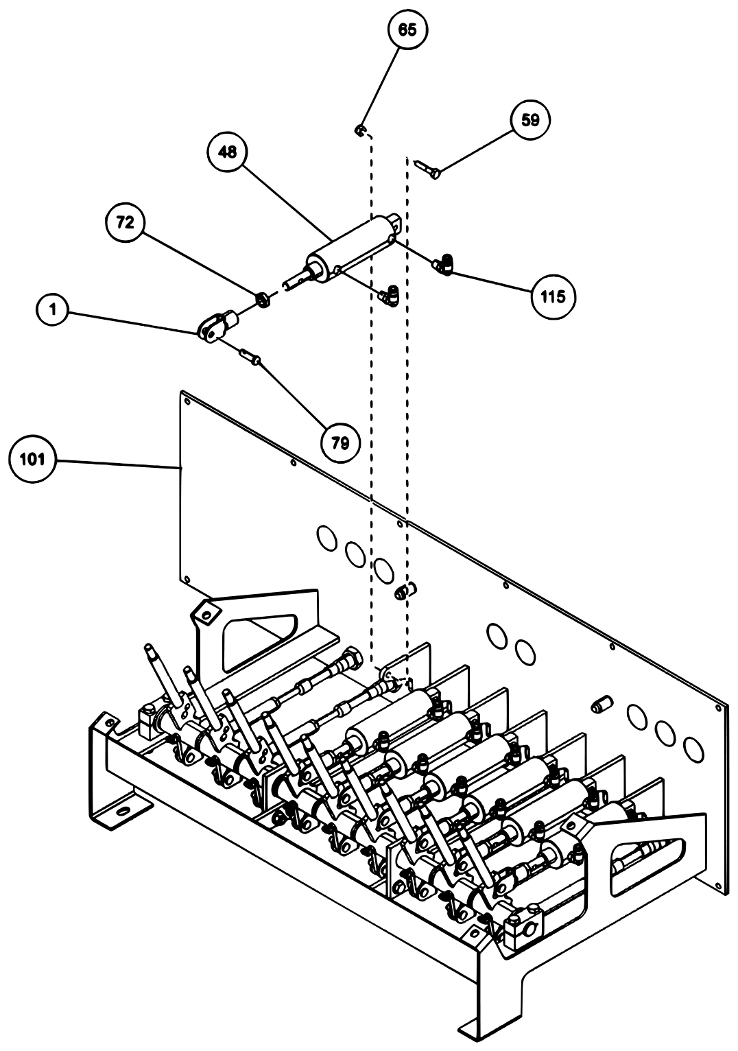 Century 7035 Standard Jack Leg (2026 manual) 7035 Standard Jack Leg (50017936) diagram (view 16 of 31)