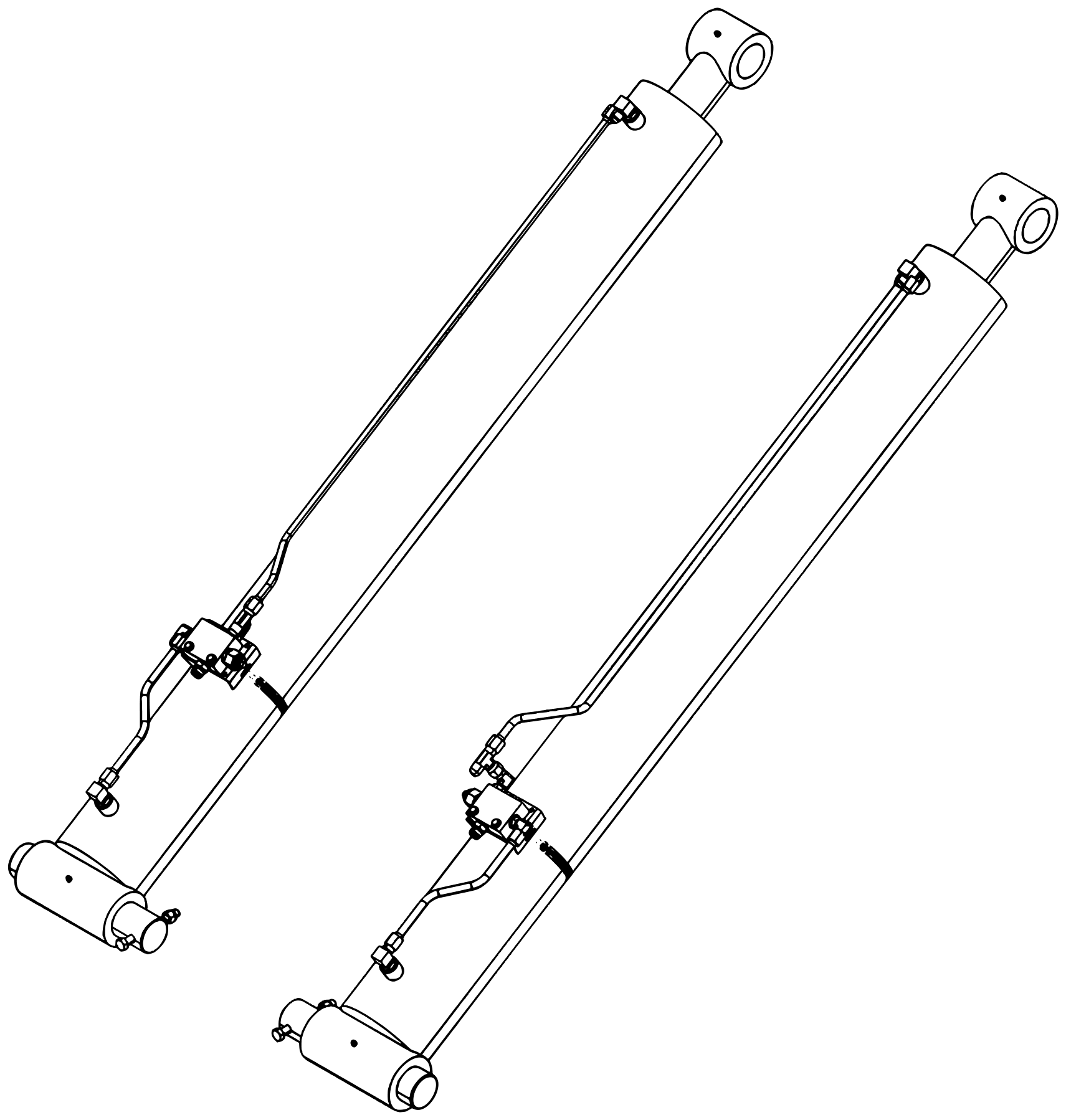 Century 7035 Standard Jack Leg (2026 manual) Lift Cylinder Kit 7035 (0906483) diagram (view 1 of 4)