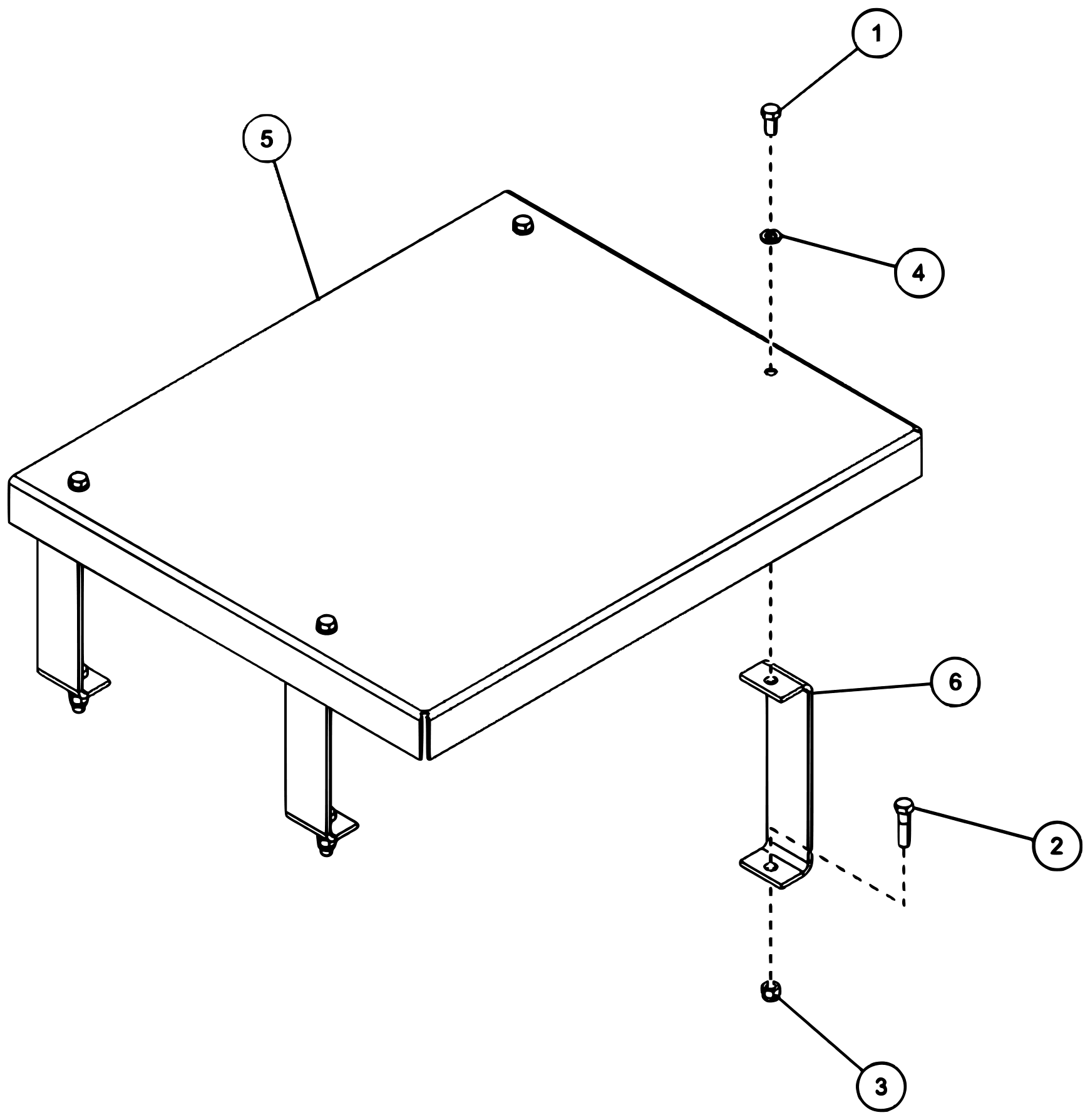 Century 7035 Standard Jack Leg (2026 manual) Valve Cover Kit (0907140) diagram
