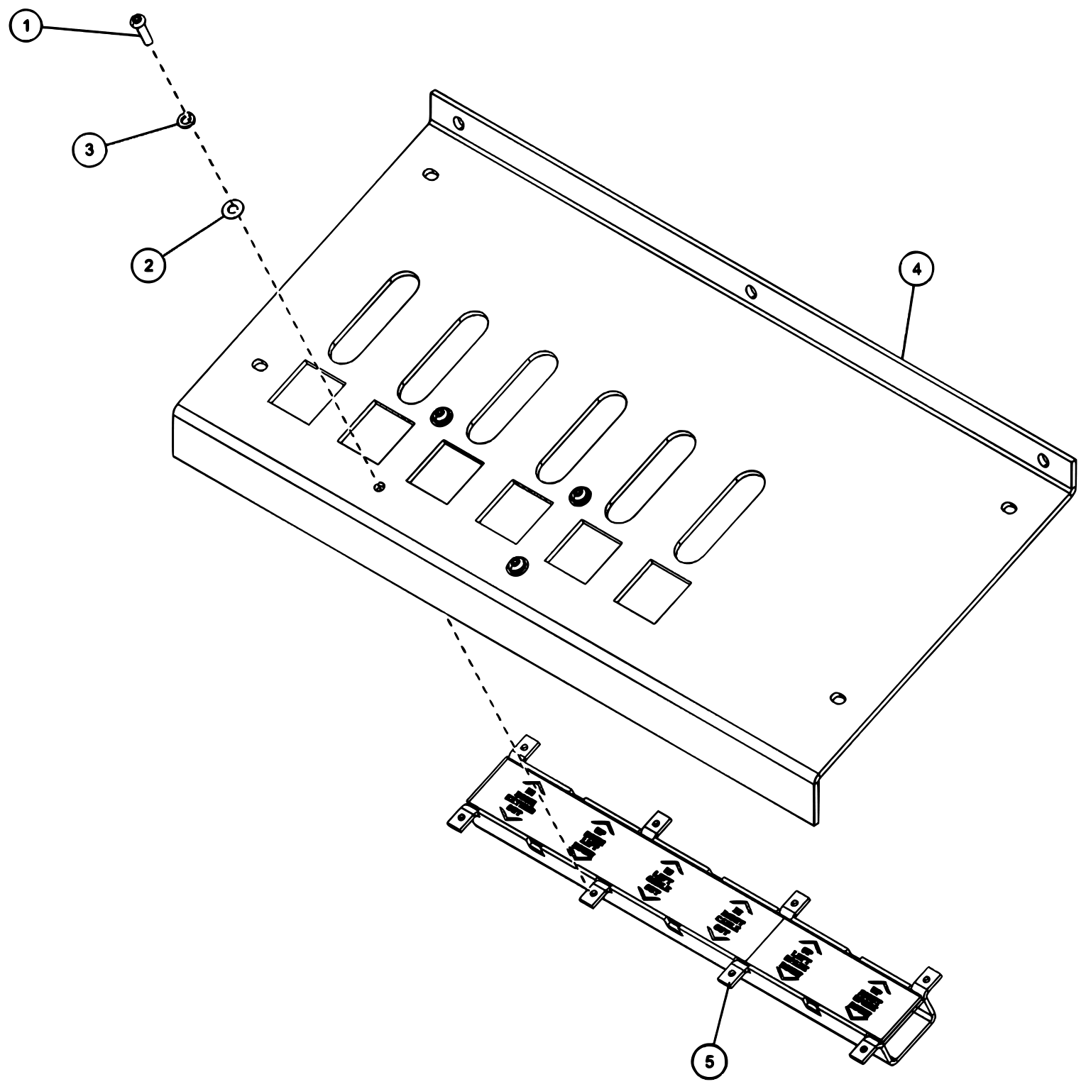 Century 7035 Standard Jack Leg (2026 manual) RH Lower Illuminated Legend Assembly (0908815) diagram