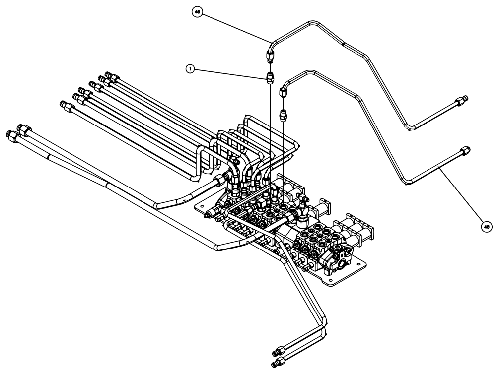 Vulcan V-70 2-Winch (2023 manual) 0912023, Control Station Assembly Std Winch diagram (view 7 of 18)